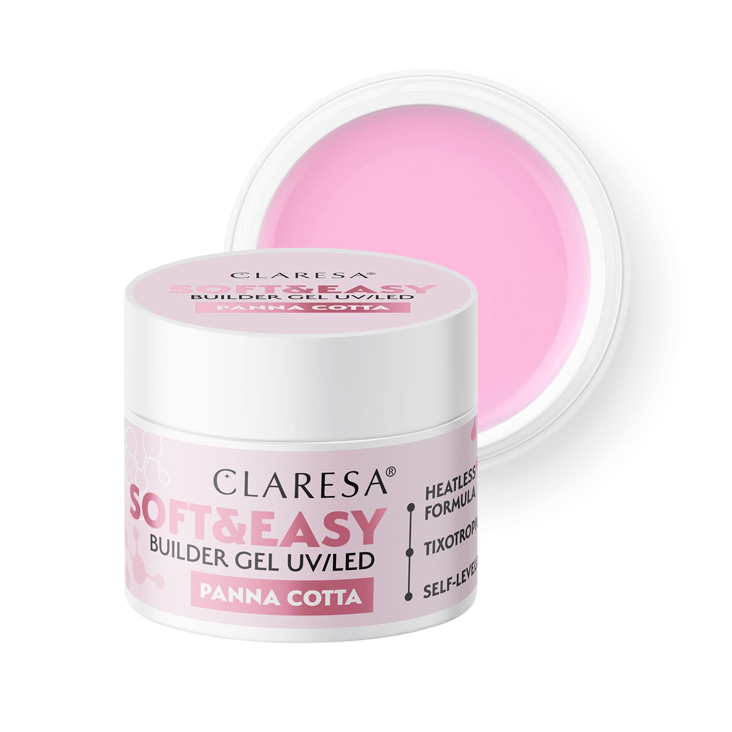 CLARESA - Soft&Easy Builder Gel 45ml Panna Cotta