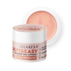 CLARESA - Soft&Easy Builder Gel 45ml Gold Prosecco/Dancing Sparkles