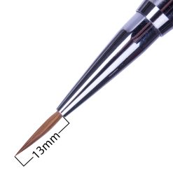 Alternative view of Pennello Nail Art Swarovski Nero 13mm n.4 Molly Lac