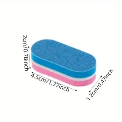 Alternative view of Mini Buffer mattoncino rosa-blu