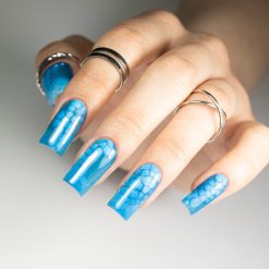 Alternative view of Molly Nails - Top Crystal Glass 10gr- Baby Blue