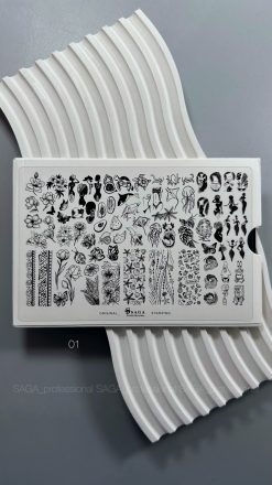 SAGA - PIASTRA PER STAMPING n.01 - SEA