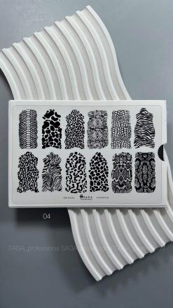 SAGA - PIASTRA PER STAMPING n.04 - SKIN