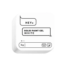 HEY LOVE - SOLID PAINT GEL - WHITE - 5gr