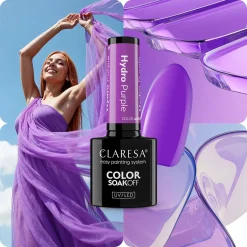 Alternative view of CLARESA - HYDRO PURPLE - 5gr (GLASS EFFECT)