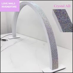 Lampada ad arco grande Swarovski Crystal