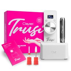 CLAVIER - FRESA PER UNGHIE PORTATILE By TRUSI - WHITE