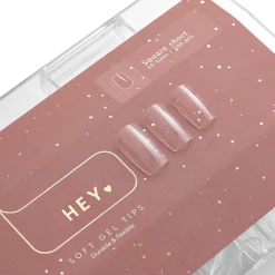 HEY LOVE - SOFT GEL TIPS - SQUARE SHORT - 500pcs